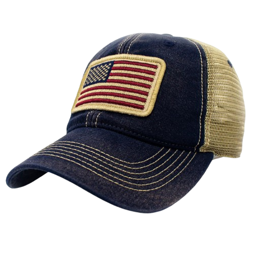 Flag Hat Patches