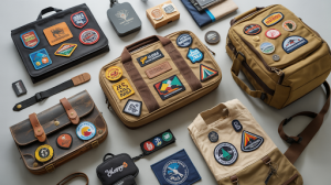 items adorned with custom patches